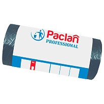 Мешки для мусора 60 л, черные, в рулоне 50 шт., ПНД, 6,2 мкм, 800х600 мм, PACLAN Professional, 604078 в Уфе