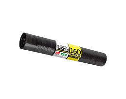 Мешки для мусора 160 л, черные, в рулоне 25 шт., ПВД, 40 мкм, 1100х800 мм, GRIFON, 101-030 в Уфе