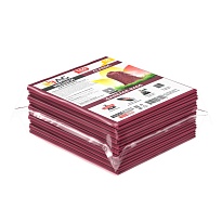 Мешки для мусора 160 л, бордовые, в пачке 10 шт., ПВД, 40 мкм, 900х1100 мм, i-Bag в Уфе