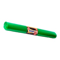 Мешки для мусора 180 л, зеленые, в рулоне 10 шт., ПВД, 50 мкм, 1100х900 мм, МЕШКОFF, 4458 в Уфе